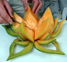 cantelope flower