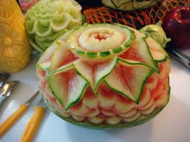 fruit carving