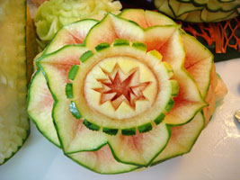 fruit carving