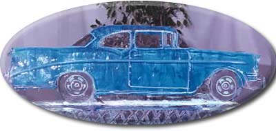 chevy ice sculpture